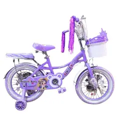 VORTEX - Bicicleta Campera Musical Aro 16 para Niñas -PRINCESA- Lila