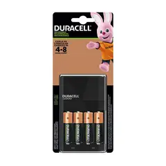 Duracell - Cargador de Pilas + 4 Pilas AA de 2500 mAh