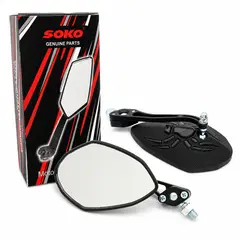 JET - Espejo Retrovisor Para Moto Deportivo Universal