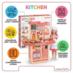 GENERICO - Modern Kitchen El Set de Cocina de Lujo con 64 Piezas (75X35X98CM)
