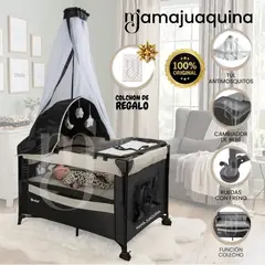 Baby - Cuna Colecho de Lujo «LAYA» Edición Limitada con Colchón Beige