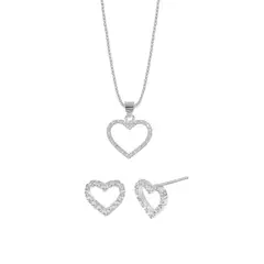 BALIQ - Set Collar y Aretes Esplendor Plata 925