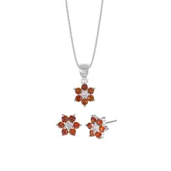 BALIQ - Set Collar y Aretes Aura Plata 925