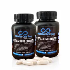 ALKALINE CARE - Citrato de Potasio – 2 Frascos de 100 Cápsulas