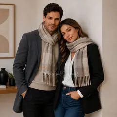 GENERICO - Chalina Unisex Suave y Elegante 185cm x 72cm Maxibufanda