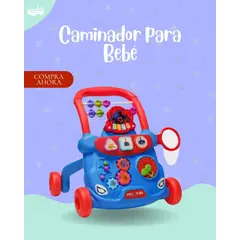 GENERICO - Caminador Baby Spiderman para bebé - PREMIUM