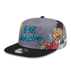 New Era - Gorra Graffiti Hey Arnold 9FIFTY Snapback A-Frame Gris