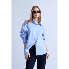 LUVARO - Blusa Oversize a Rayas