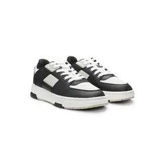 BOSS - Zapatillas de piel sintética con detalle de monograma