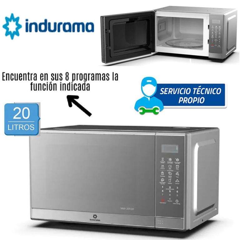 Horno microondas 20 Litros Multifuncional Espejado MWI-20TCRP