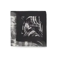 BOSS - Pañuelo de bolsillo estampado con logo