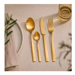 GENERICO - SET DE 16 CUBIERTOS DORADOS ICHIMATSU