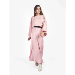 MICHELLE BELAU - Falda maxi de satín