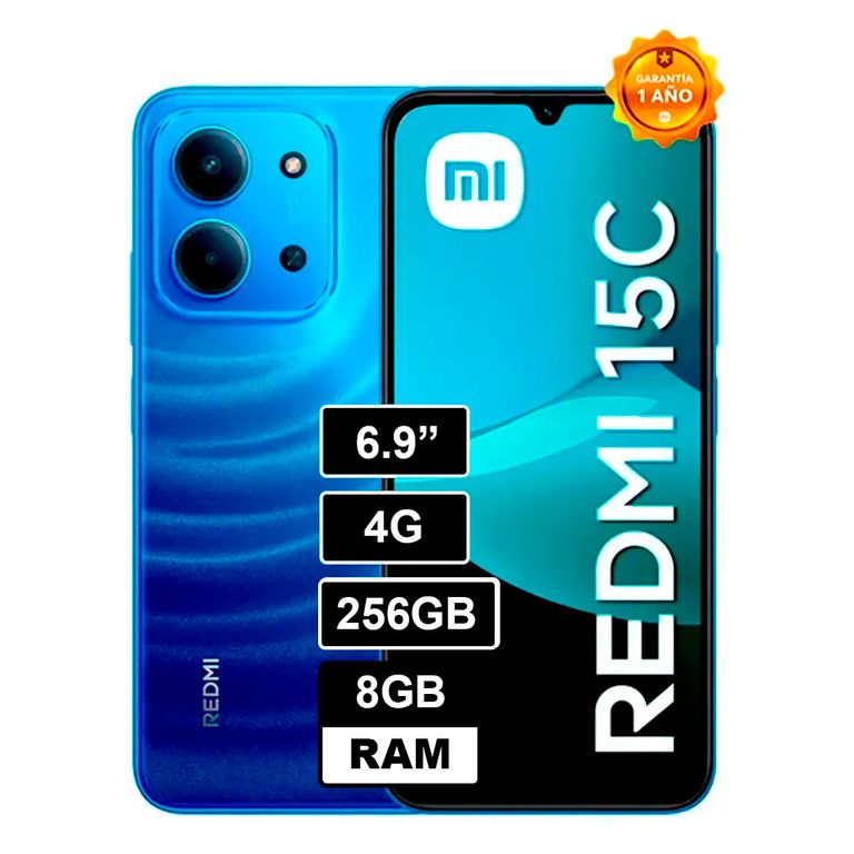 Smartphone Redmi 15C Midnight Blue 8Gb 256Gb