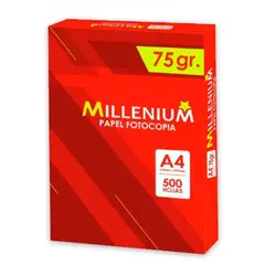 MILLENIUM - Papel Bond A4 75gr Paquete 500 hojas