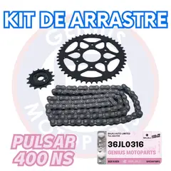BAJAJ - KIT DE ARRASTRE PULSAR 400 NS
