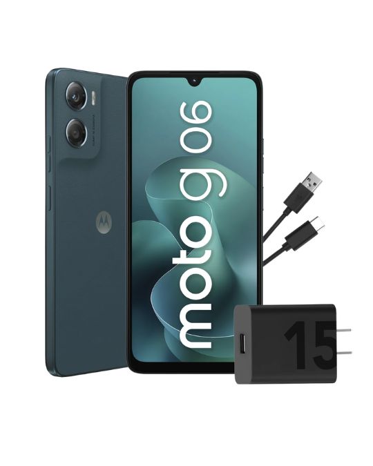 MOTOROLA- G06 6.9 Pulg. 4GB RAM 256GB - COLOR AZUL- EQUIPO REGISTRADO