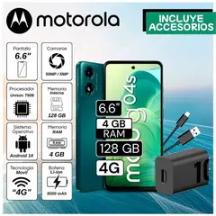 MOTOROLA - CELULAR G04S 4RAM 128GB VERDE