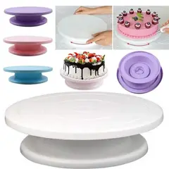 OEM - PORTA TORTA TURNTABLE REPOSTERO GIRATORIO BASE PARA TORTAS Y CUPCAKES