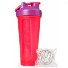 GENERICO - Tomatodo Shaker Deportivo Con Bola Mezcladora Para Proteína Y Batidos - Rosado