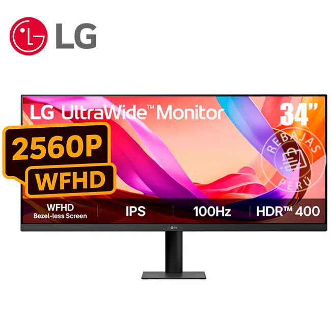 Monitor Ultrawide 34u511a-b 34 Ips 100hz WFHD Srgb99% 1ms Negro