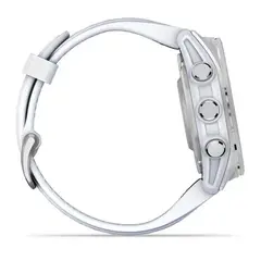 GARMIN - Reloj inteligente GPS avanzado fēnix 8 – 43 mm blanco AMOLED.