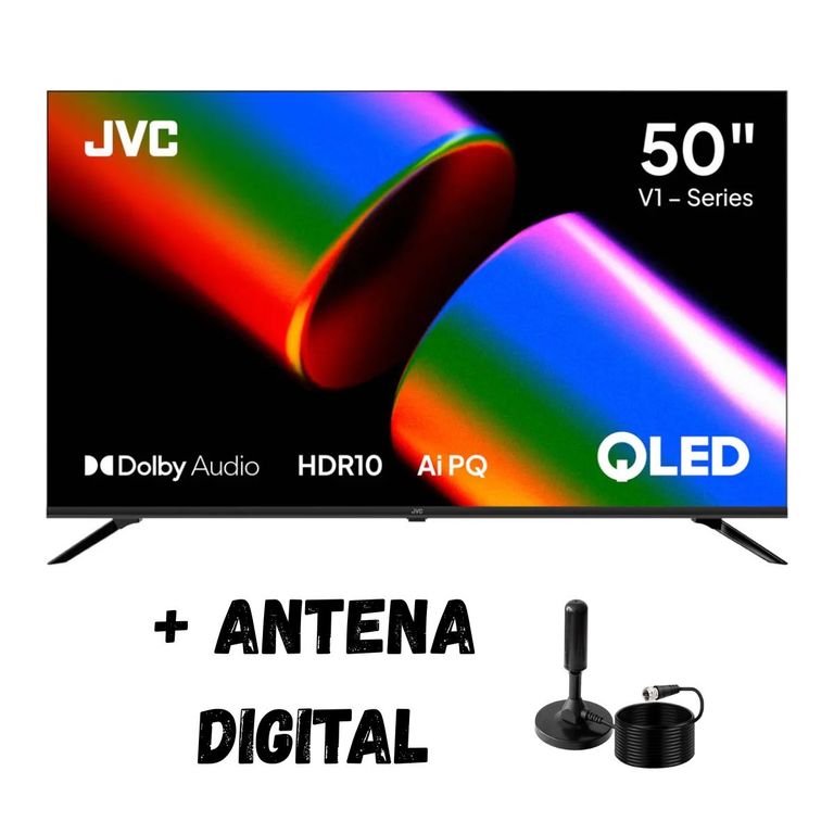 Televisor Smart TV 50 JVC UHD 4K LT-50KM758 + Ant