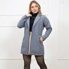 GLAMBITION - Abrigo largo para mujer