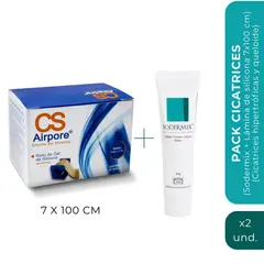 LSI SILDERMA - Pack Cicatrices - Sodermix + Parche Silicona 7x100 cm