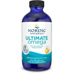 GENERICO - Nordic Naturals Ultimate Omega Liquid, sabor a limón, 8 onzas, 2840 mg de omega-3