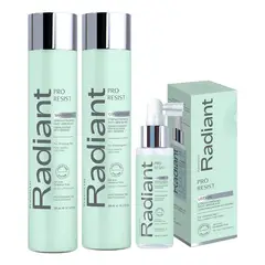PLACENTA LIFE RADIANT - Radiant Pro Resist Anti Caída Shampoo Conditioner 300ml Lotion 100ml