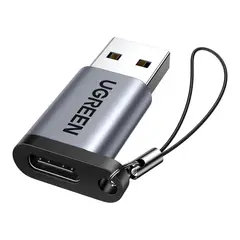 UGREEN - Adaptador USB-C a USB-A 3.0 5Gbps US276 Plateado (50533)