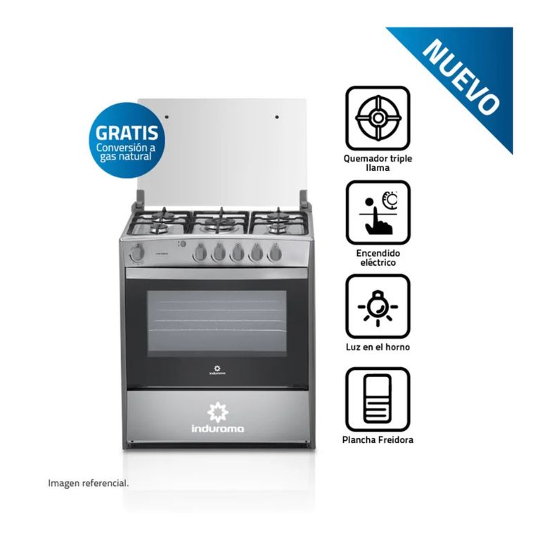 Cocina a Gas 5 Quemadores Cantabria QZ Croma