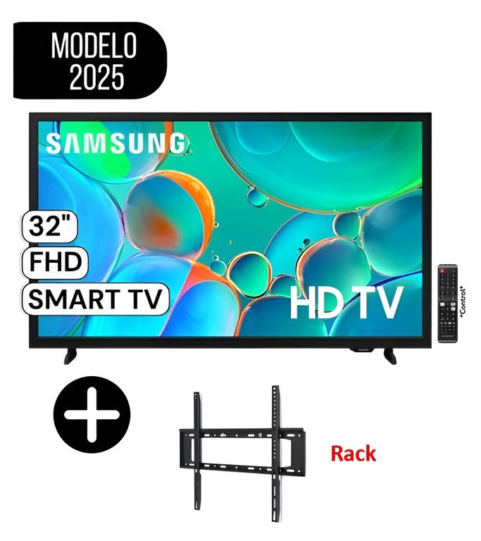 TELEVISOR SMART TV 32 HD H500F 2025 + Rack