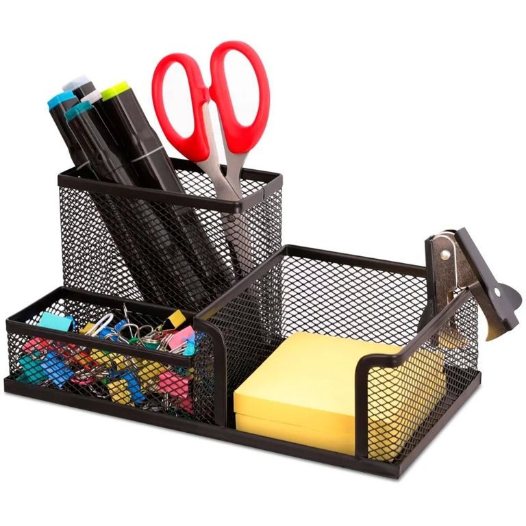 organizador multifuncional para escritorio con porta bolígrafos