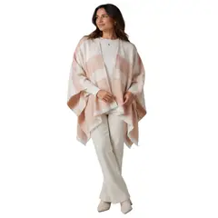 GENERICO - Capa Poncho Pashmina para mujer de invierno Casual