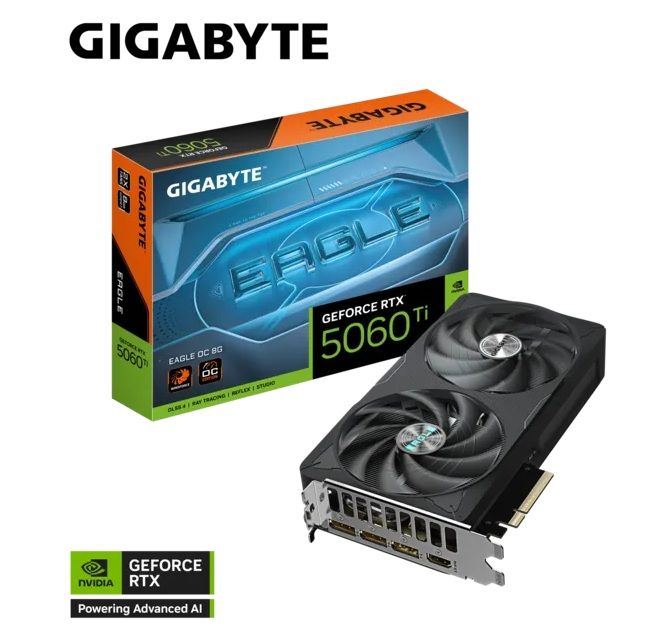 ULTIMA Tarjeta de video RTX 5060 Ti EAGLE OC 8G GDDR7