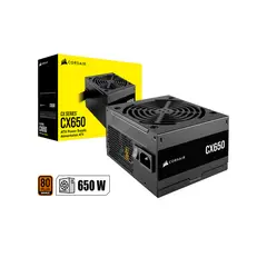 CORSAIR - FUENTE DE PODER CX650 650W 80 PLUS BRONZE CX SERIES NEGRO