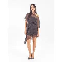 MICHELLE BELAU - Vestido asimétrico con lazo