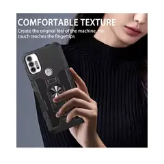 GENERICO - CASE ARMADURA PARA MOTOROLA G30 - NEGRO