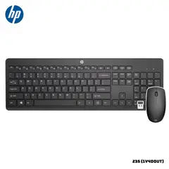 HP - KIT TECLADO Y MOUSE INALAMBRICOS 235 NEGRO - 1Y4D0UT