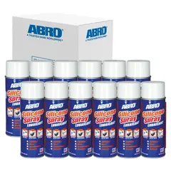 ABRO - Silicona Lubricante en Spray SL-900 - 10 Oz - Caja x 12