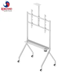 KOREANO SEGURIDAD E INNOVACION - RACK SOPORTE PEDESTAL DE PISO PARA TV Y PANTALLAS INTERACTIVAS DE 55 A 110 PULGADAS – SPK-0116W - KOREANO