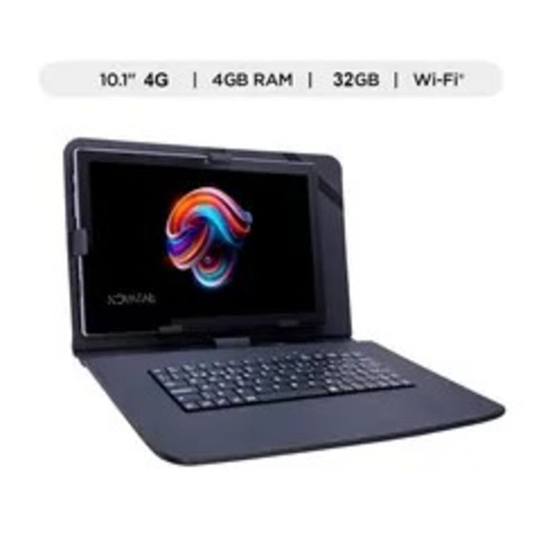 Tablet NOVATB 10.1'' 3 en 1 4GB 32GB 4G Lte Doble SIM NOVAT-15 con Teclado y Case de regalo