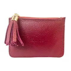 ARIEL - Monedero Tarjetero en cuero natural vacuno Modelo Lisa Cherry Rilhes Leather