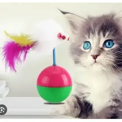 GENERICO - Juguete Porfiado con Ratón para Gatos