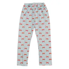 RED CARROT - Pantalon unisex niño algodon pima celeste carretas roja