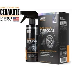 GENERICO - Kit Abrillantador profesional con cerámico para neumáticos llantas - Made in USA - dura meses