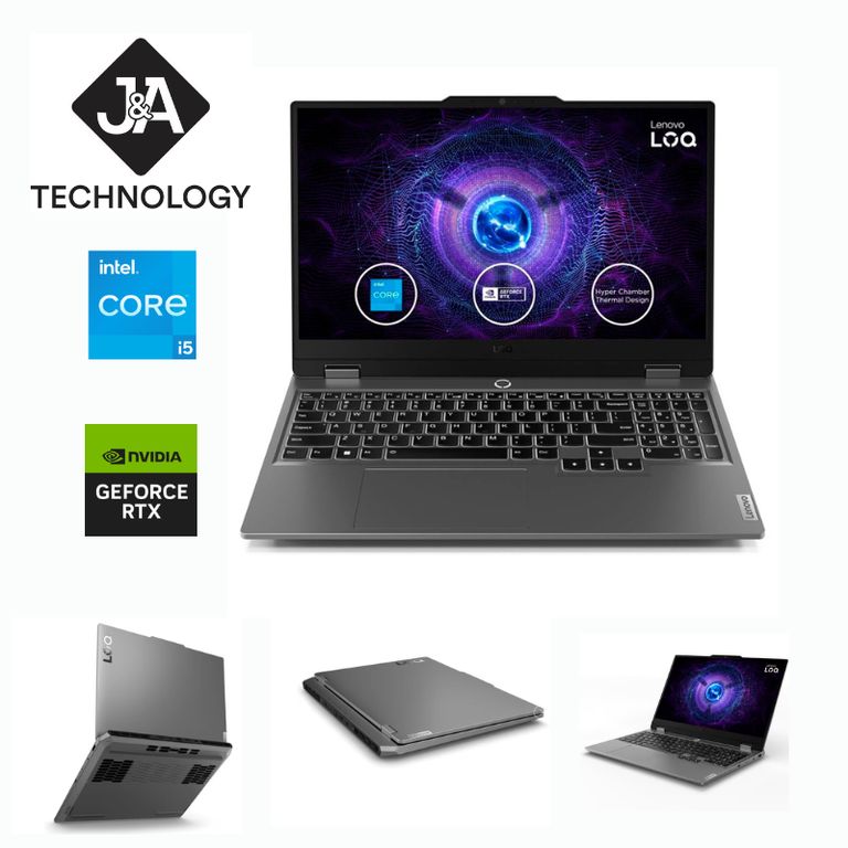 LAPTOP LOQ 15IAX9 83GS006WLM I5 12450HX 8GB RAM DDR5 512GB SSD 6GB RTX3050 PANT 15,6" FHD FREEDOS