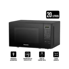 Panasonic - Horno Microondas 20L - SB25JBRPK